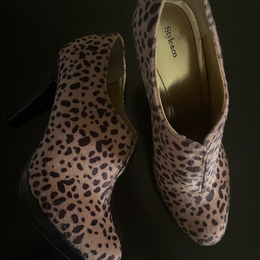 Booties slight worn